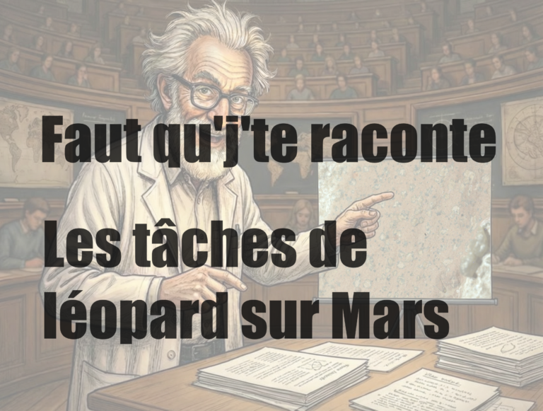 Faut qu'j'te raconte Les tâches de léopard sur Mars