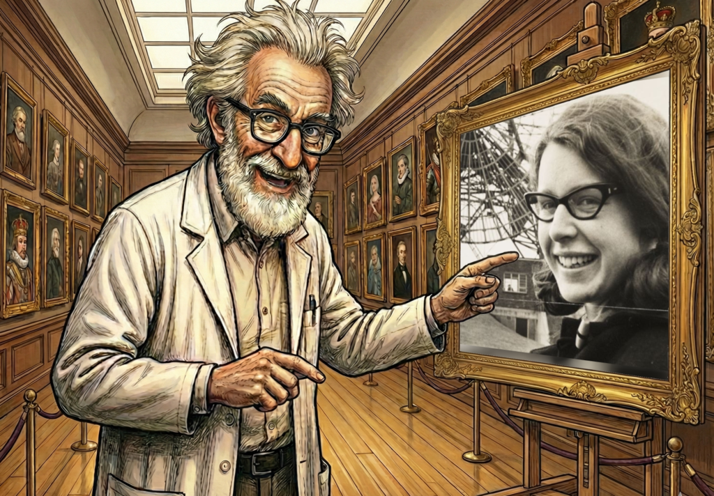 Faut qu'j'te raconte le destin de... Jocelyn Bell Burnell.